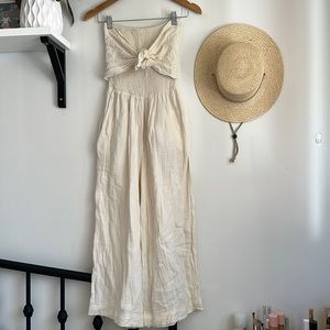 Grade & Gather linen jumpsuit